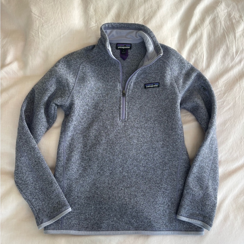 Patagonia Lavender Quarter Zip
